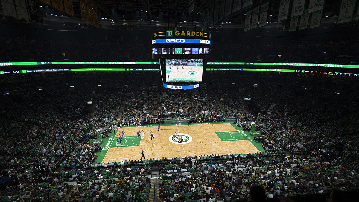 Boston Garden home of the Celtics