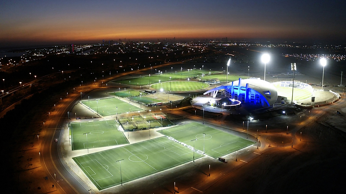 Multiple cricket fields