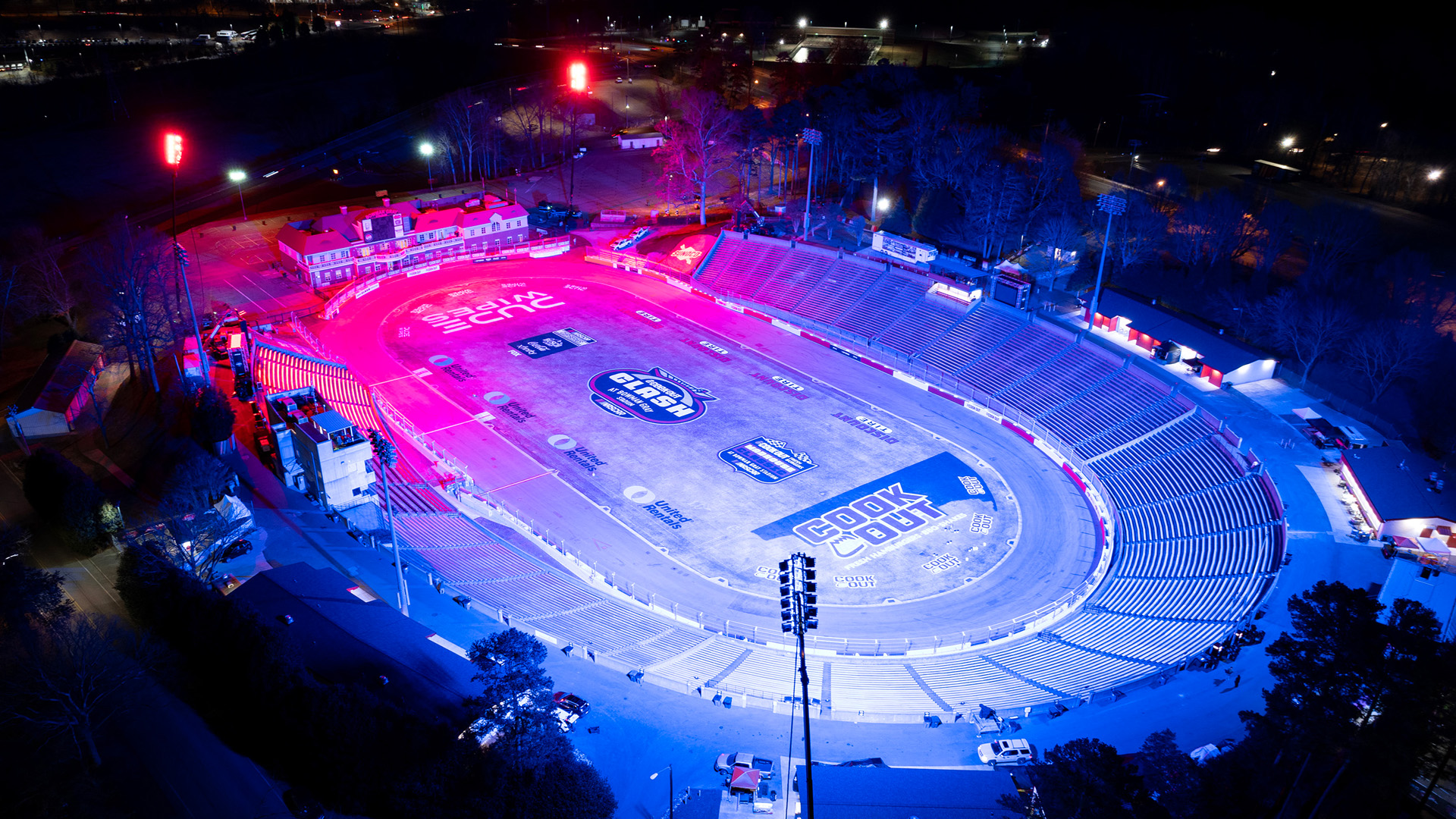 bowman gray event aerial view