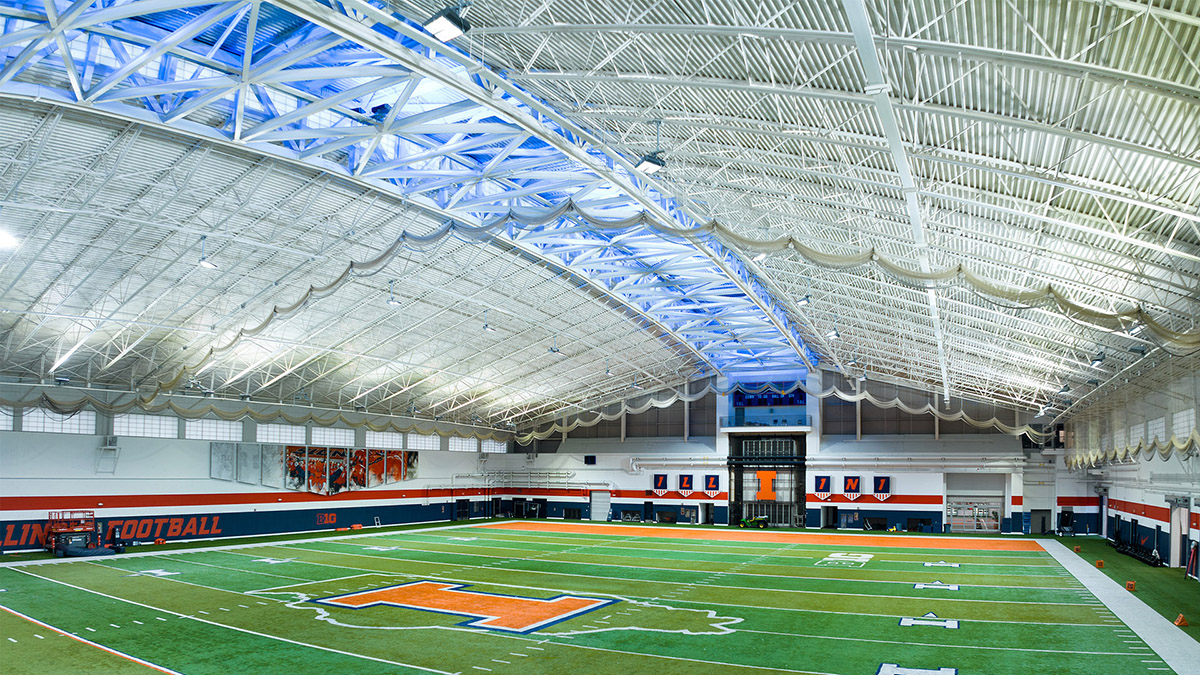 University of Illinois indoor football practice facility