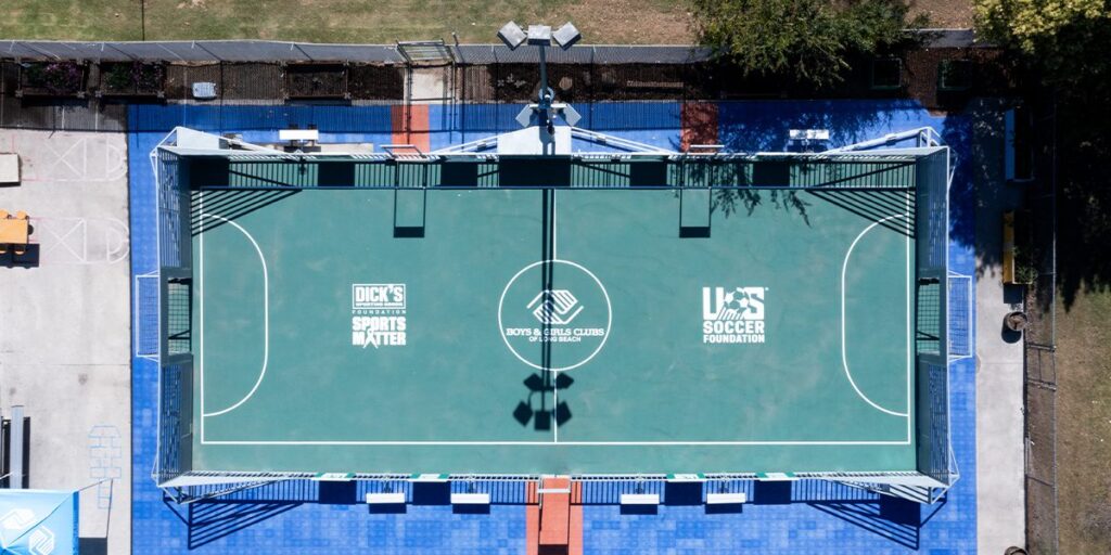 Mini-Pitch System™ modular sports solution at the Boys & Girls Club of Long Beach
