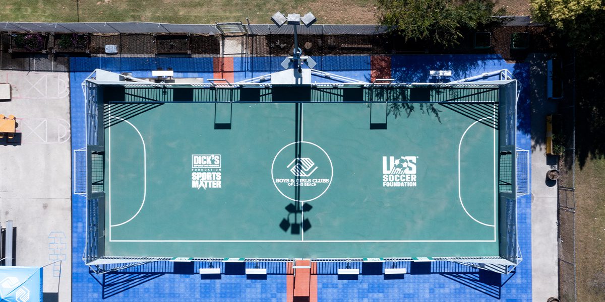 Mini-Pitch System™ modular sports solution at the Boys & Girls Club of Long Beach