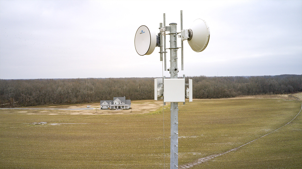 monopole wireless tower
