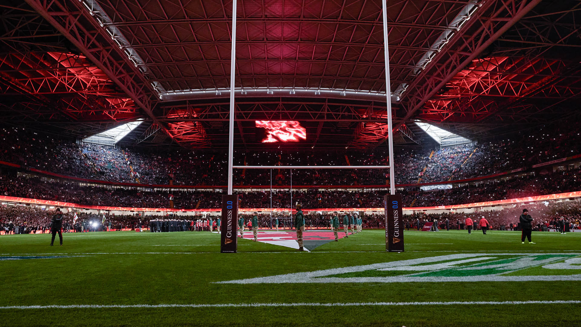 indoor rugby field