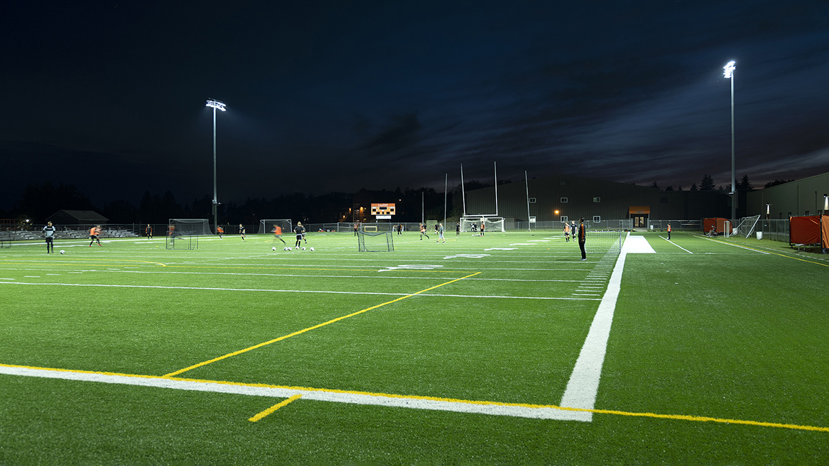 University of Jamestown soccer field