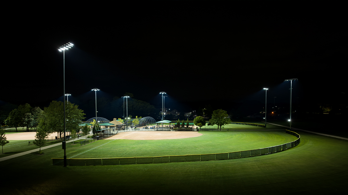outdoor baseball field